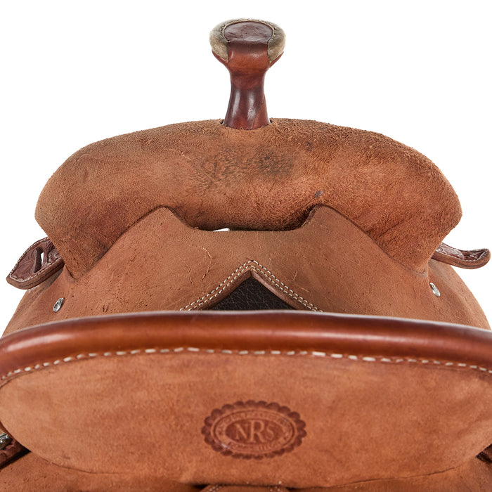 Nrs Competitor Series Used 15in Bull Hide Team Roping Saddle