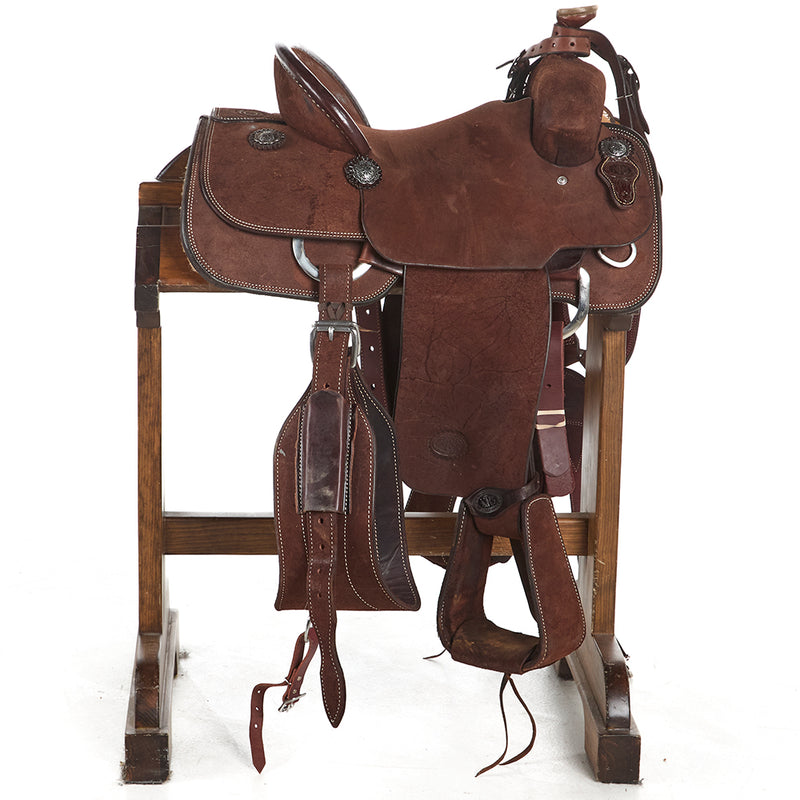 Nrs Competitor Series Used 14in Chocolate Roughout Team Roper