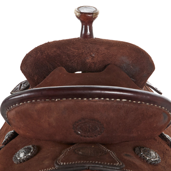 Nrs Competitor Series Used 14in Chocolate Roughout Team Roper