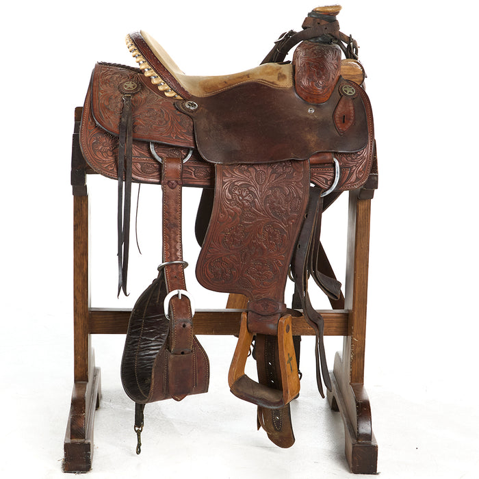 Dale Martin Used 14in Wildfire Saddlery Team Roper