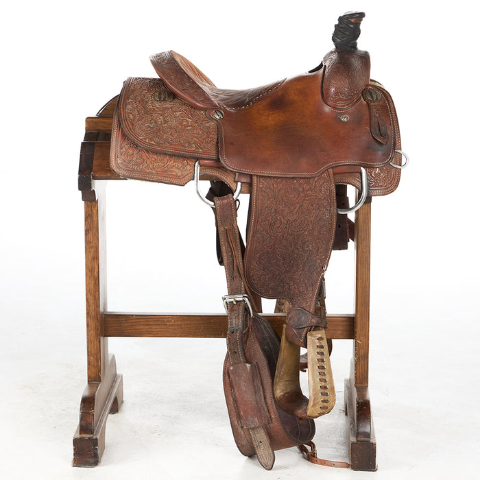 Twister Saddle Shop Used 14.5in Bicycle Seat 7/8 Breed Team Roper