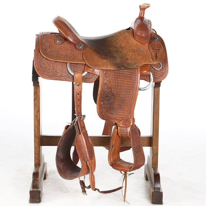 Nrs Competitor Series Used 16in 7/8 Breed Team Roper