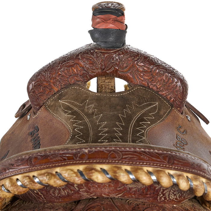 Master Saddlery Used 15.5in Running C Trophy Team Roper