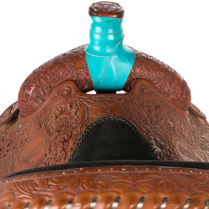 Twister Saddle Shop Used 13.5in Trophy Team Roper