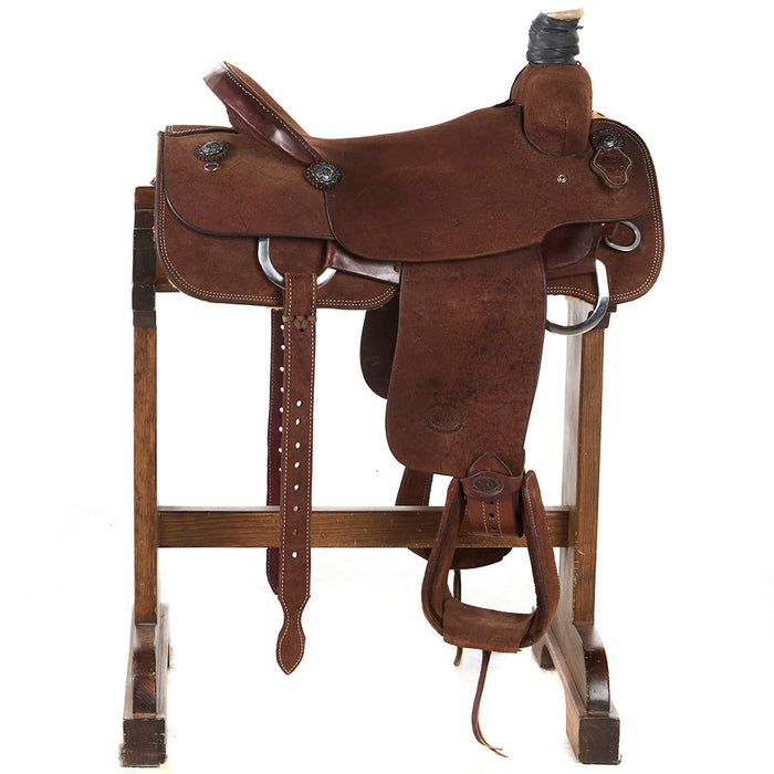 Nrs Competitor Series Used 17 in Chocolate Roughout Team Roper