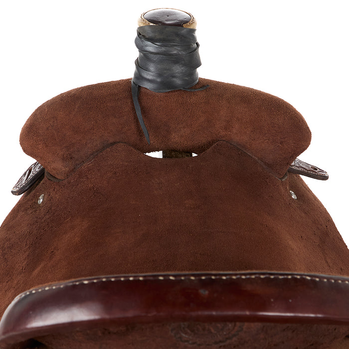Nrs Competitor Series Used 17 in Chocolate Roughout Team Roper