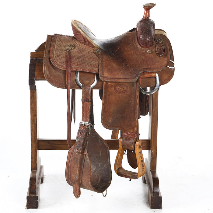Texas Saddlery Used 13.5in Texas Team Roper
