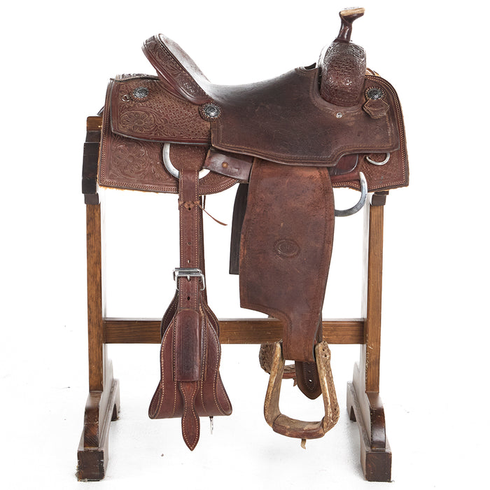 Nrs Competitor Series Used 15in 1/2 Breed Team Roper