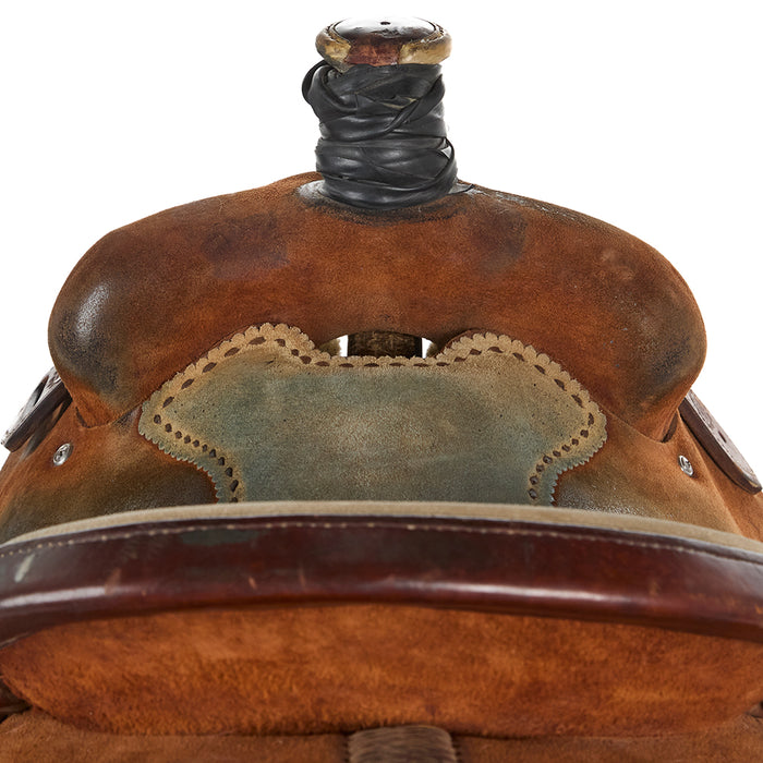 Nrs Pro Series Used 13.5in Roughout Padded Seat Team Roper