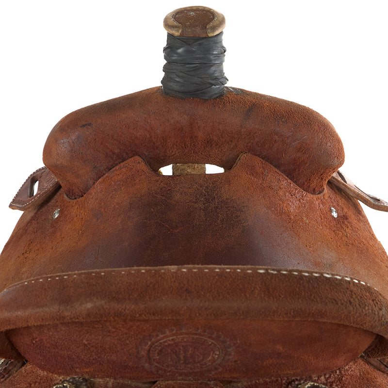 Nrs Competitor Series Used 15.5in Chestnut Roughout Team Roper