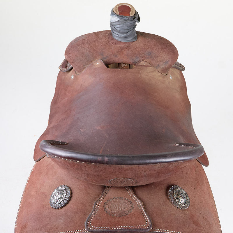 NRS Competitor Series Used 16in Chocolate Roughout Team Roper