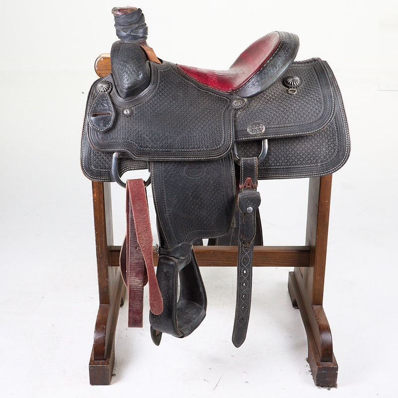Reinsman Used 14.5in Full Tooled Reinsman X Series Team Roping Saddle