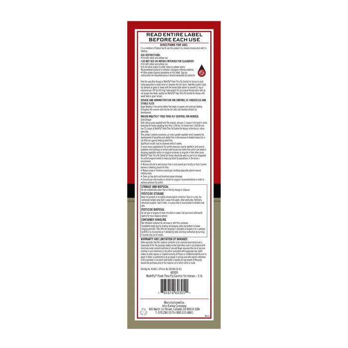 Formula 707 Multifly FeedThru Fly Control 10lb
