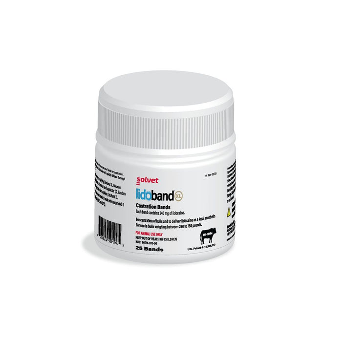 Solvet Lidoband Castration Bands XL 25 Count