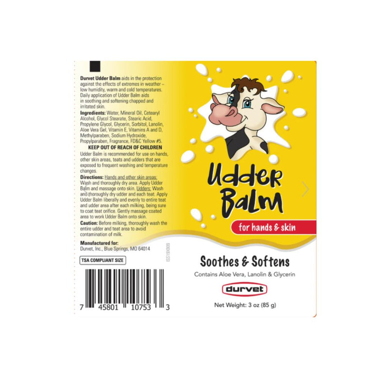 Durvet Udder Balm 3oz