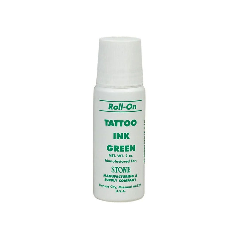 Stone Manufacturing Tattoo Green Ink Paste Roll-On