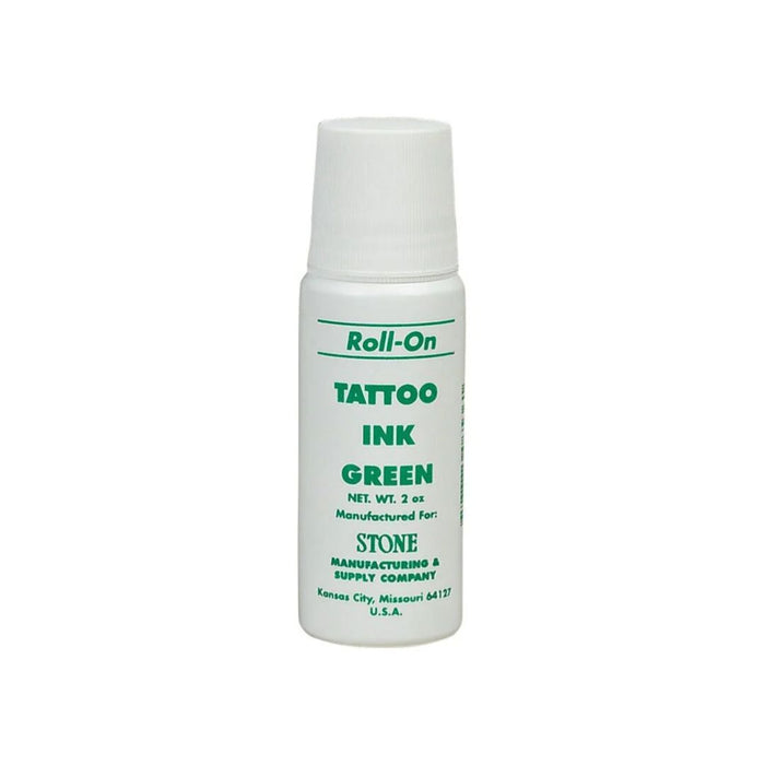 Stone Manufacturing Tattoo Green Ink Paste Roll-On