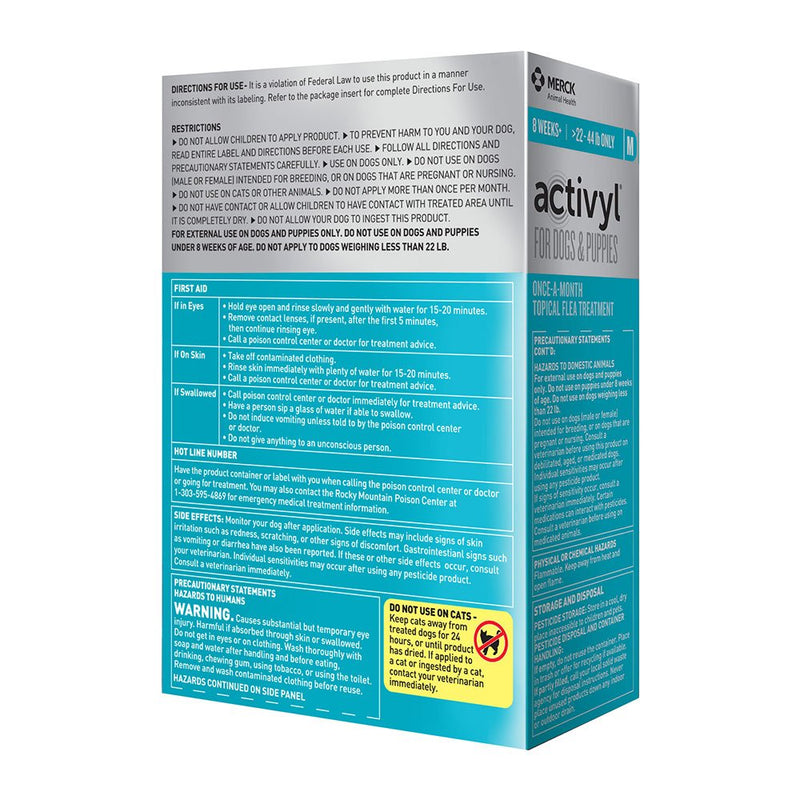Merck Animal Health Activyl Spot-On for Medium Dogs