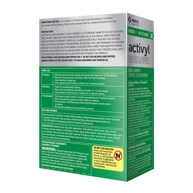 Merck Animal Health Activyl Spot-On for Extra Large Dogs