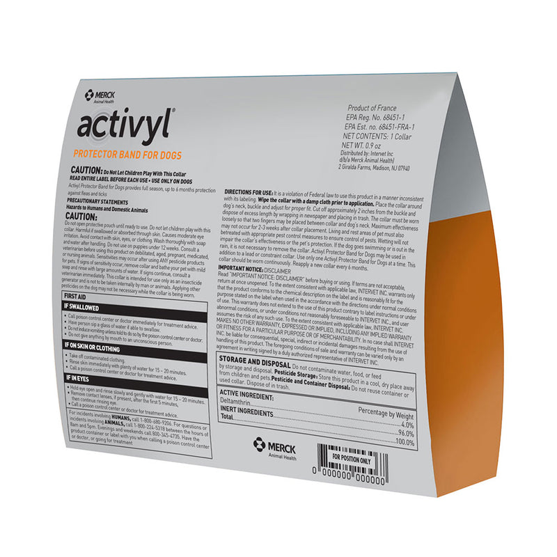 Merck Animal Health Activyl Protector Flea and Tick Collar