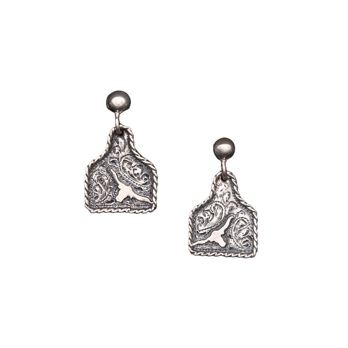 Vogt Silversmiths The Goldhorn Eartag Earrings