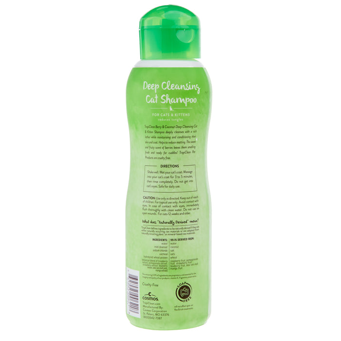 Tropiclean Deep Cleansing Cat & Kitten Shampoo
