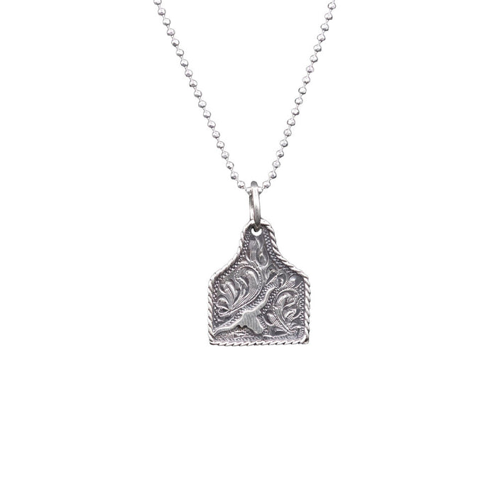 Vogt Silversmiths The Goldhorn Eartag Pendant