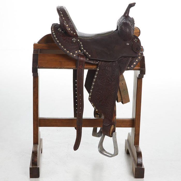 Double J Saddlery 14in Used Barrel Racer