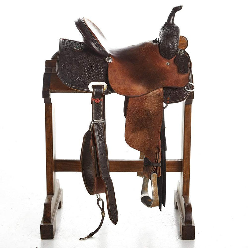 NRS Used 14.25in Fort Worth Saddlery Barrel Saddle