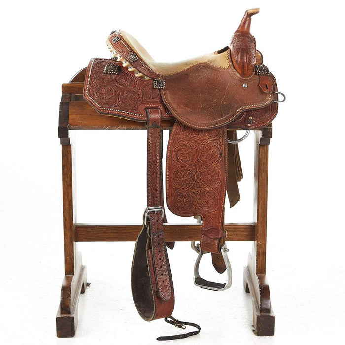 NRS Used 15in Brandie Halls Barrel Saddle