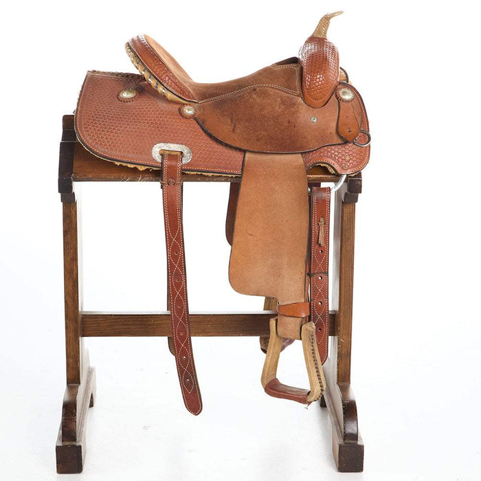 James Morris 15in Used Barrel Saddle