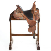 NRS Used 13in Circle Y Tammy Fischer Treeless Barrel Saddle