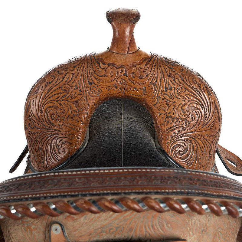 NRS Used 13in Circle Y Tammy Fischer Treeless Barrel Saddle
