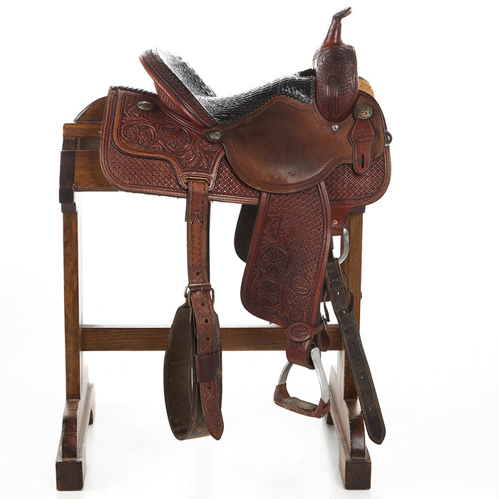 Reinsman 14.5in Used Molly Powell Barrel Saddle