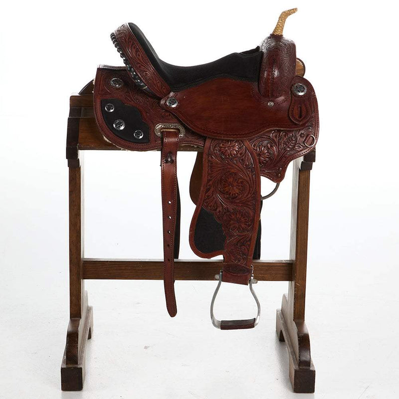 Hilason 14.5in Used Barrel Saddle