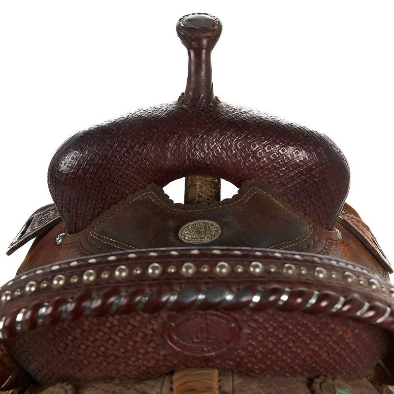 Double J Saddlery Used 14in J Barrel Saddle