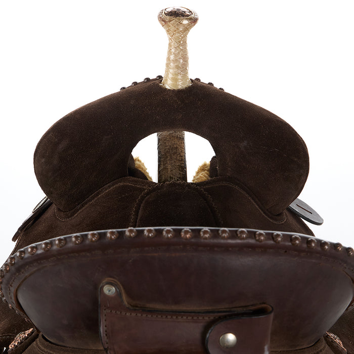 Circle Y Saddlery Used 14.5in Martha Josey Barrel Saddle