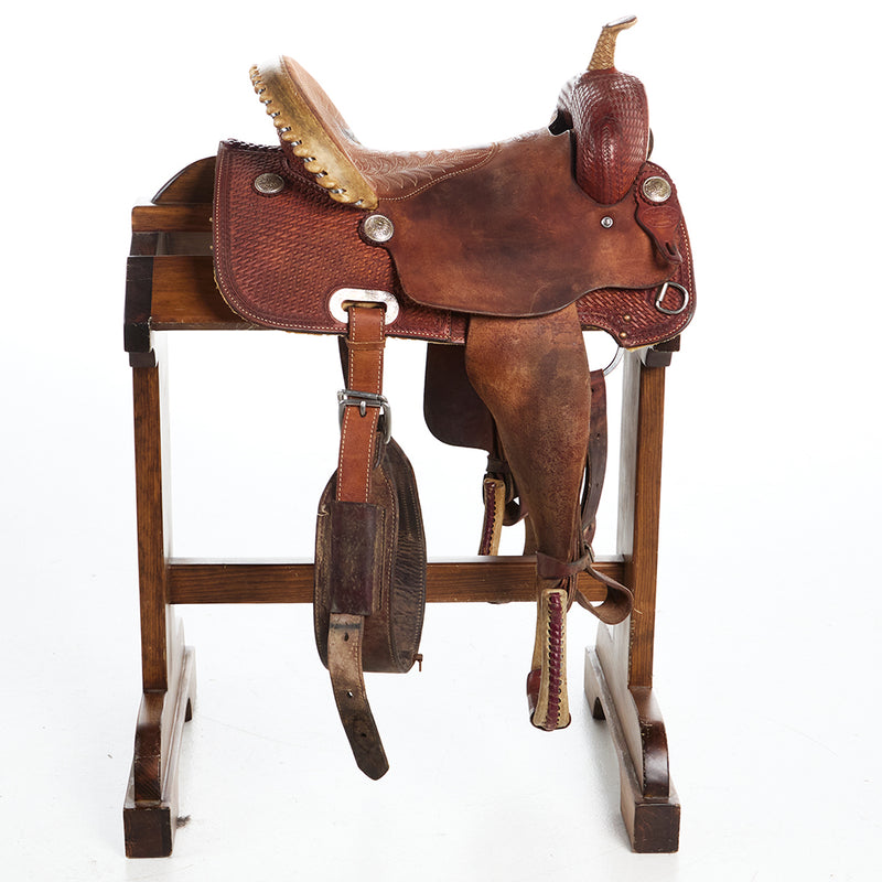 Billy Cook Used 14.5in Cook Barrel Saddle