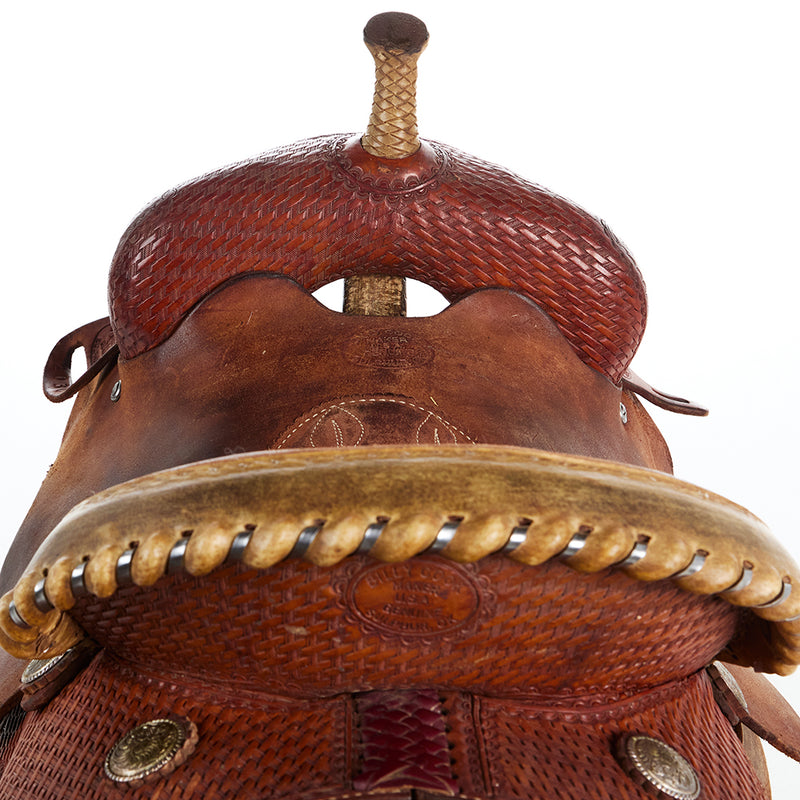 Billy Cook Used 14.5in Cook Barrel Saddle