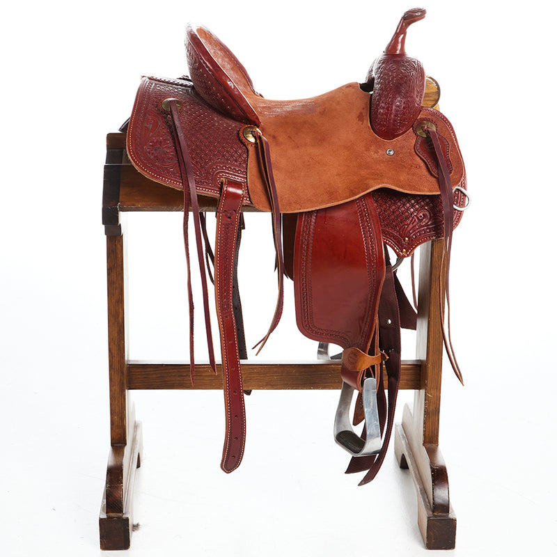 Fort Worth Saddlery Used 14.5in Saddlery Barrel Saddle