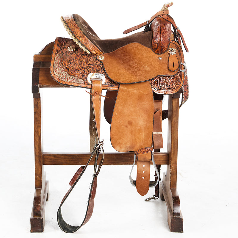 Circle Y Saddlery Used 14.5in High Horse Barrel Saddle — NRS