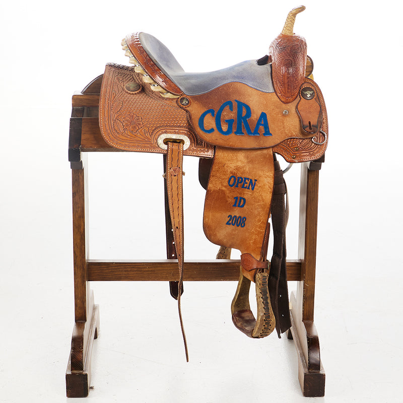 Srs Saddlery Used 14.5in Saddlery Trophy Barrel Saddle