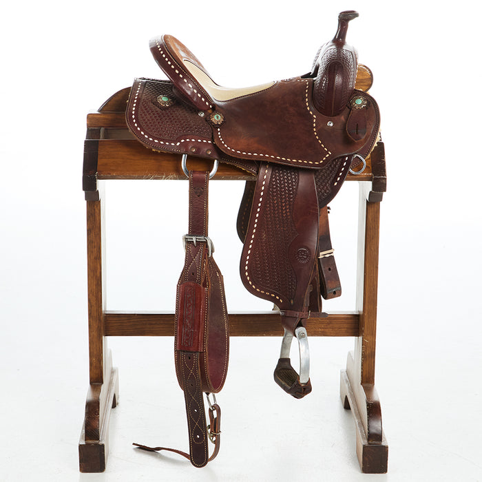 G Bar G 14in Used Barrel Saddle