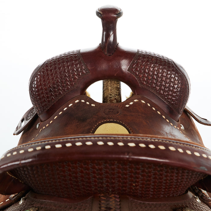 G Bar G 14in Used Barrel Saddle