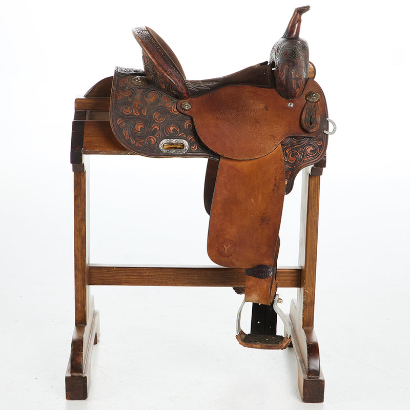 Circle Y Saddlery 14in Used Barrel Saddle