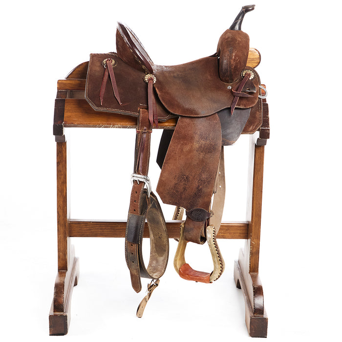 Double J Saddlery Used 13.5in Barrel Saddle