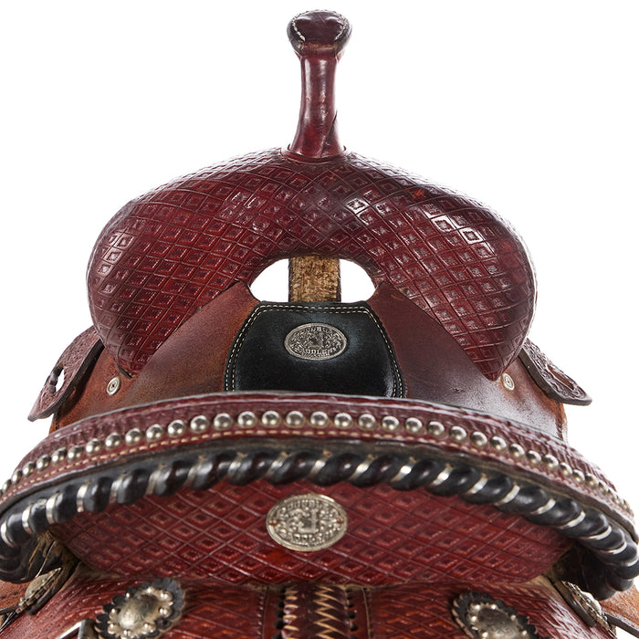 Brittney Pozzi Double J Used 14.5in Brittney Pozzi Barrel Saddle