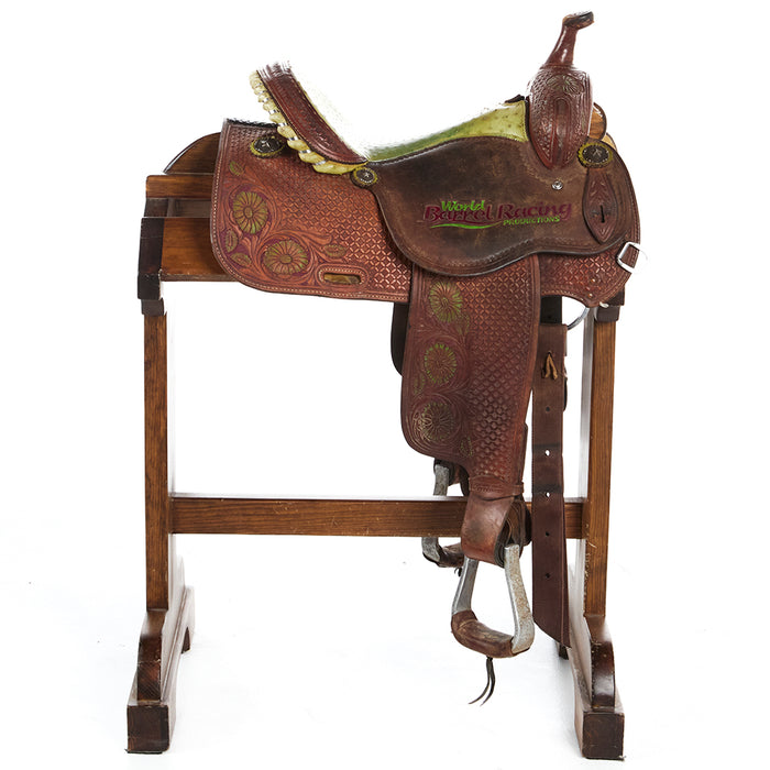 Martin Saddlery Used 14in WBRP Trophy Barrel Saddle