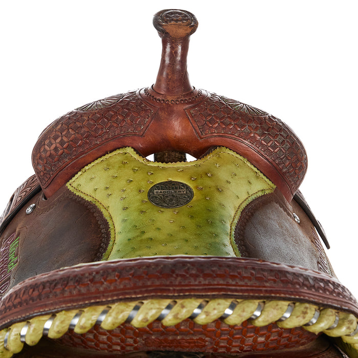 Martin Saddlery Used 14in WBRP Trophy Barrel Saddle