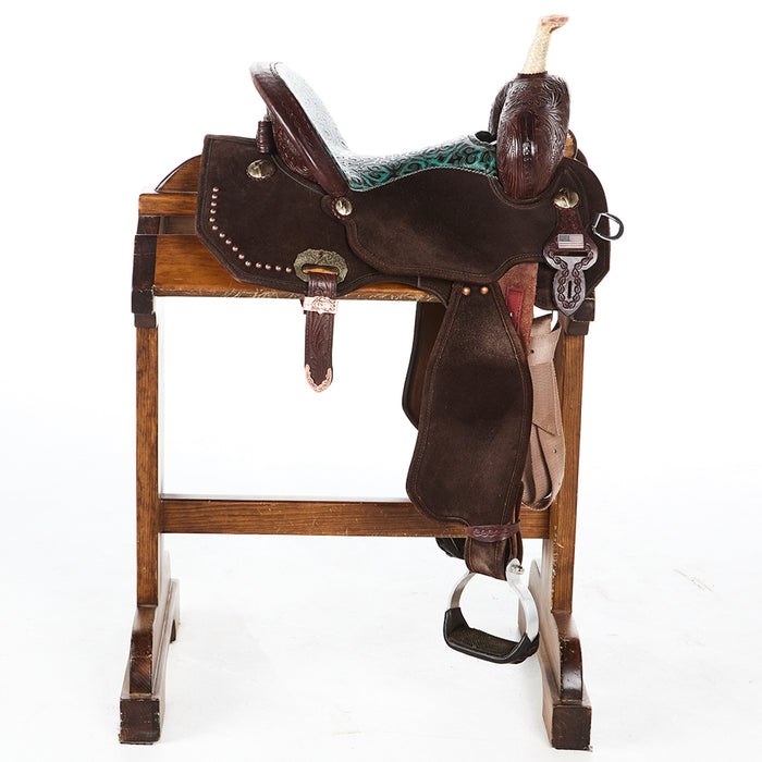 Circle Y Saddlery Used 14.5in Lightspeed Barrel Saddle